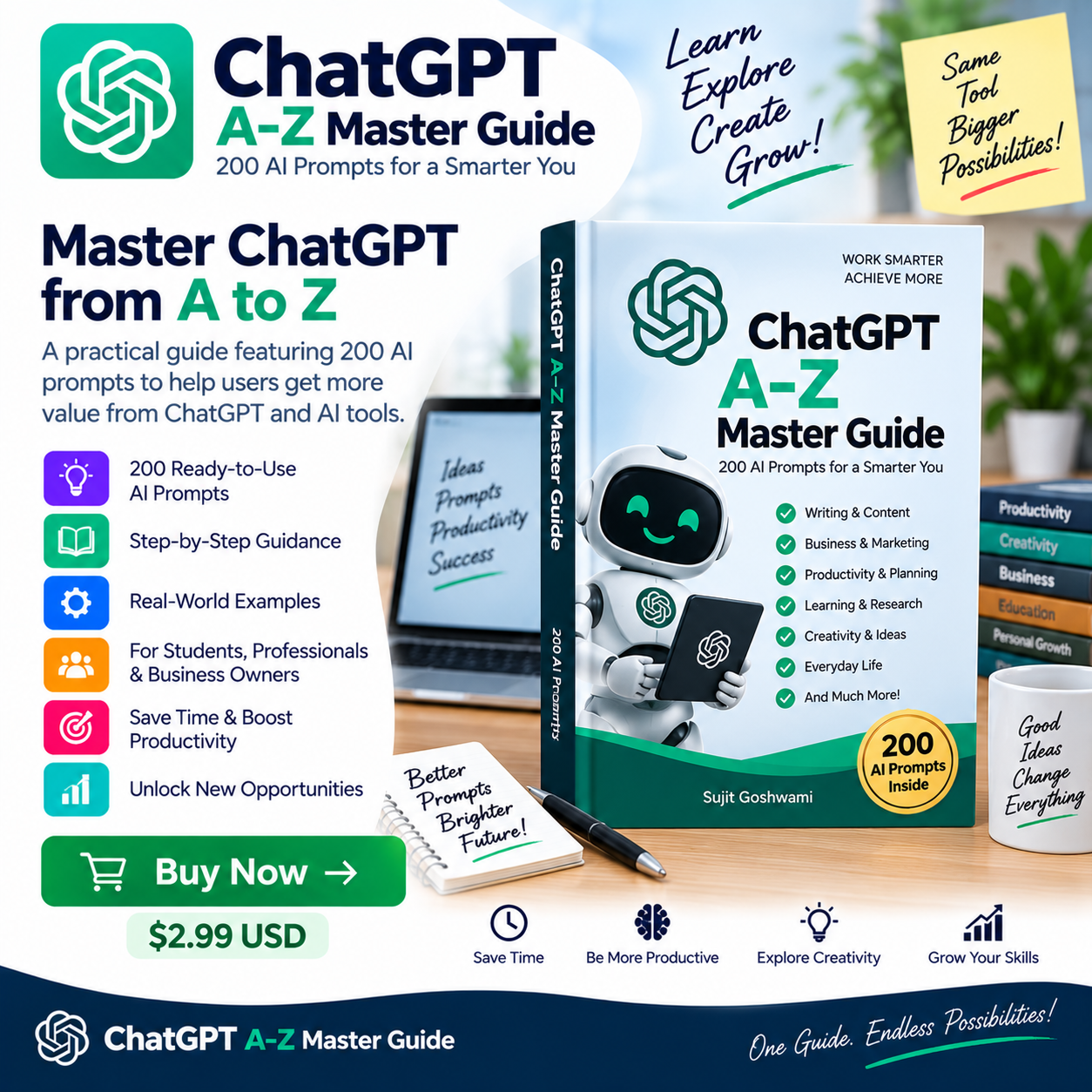 ChatGPT A-Z Master Guide AI software guide