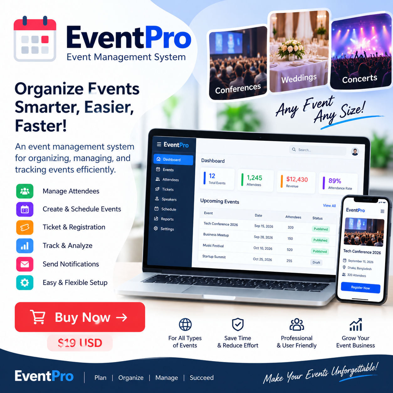 EventPro event management business software