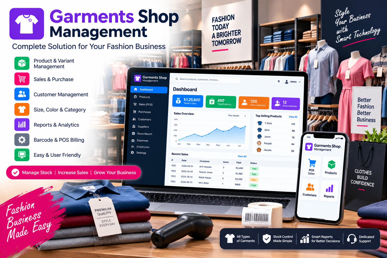 Garments Shop Management