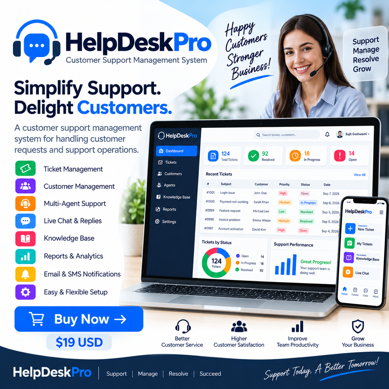 HelpDeskPro Customer Support